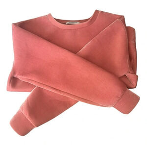 Glamorous size S neoprene thick lined velour sweatshirt excellent condition